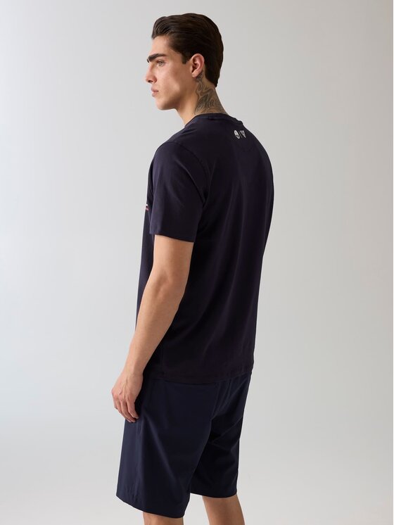 Guess Guess T-Shirt 182466 Niebieski Classic Fit