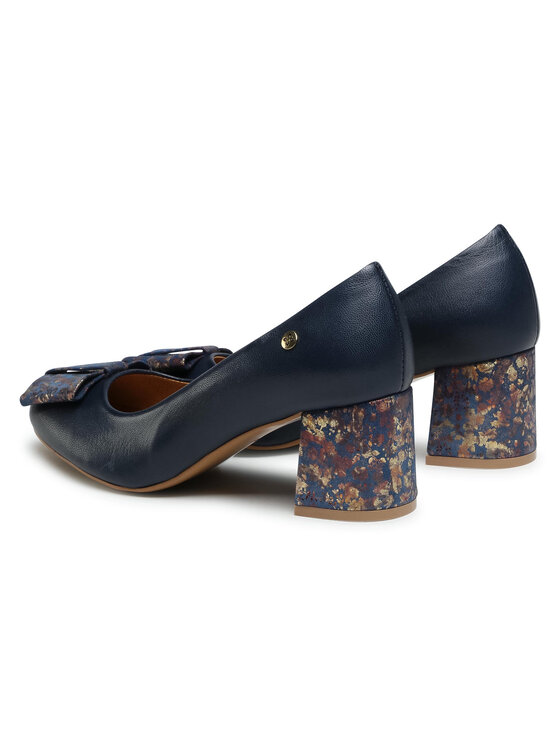 Scarpe basse 3356A-19/00-1 Blu scuro