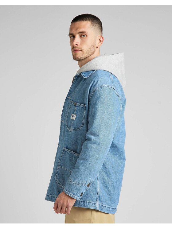 Lee Lee Giacca di jeans LOOSE LOCO Blu Regular Fit