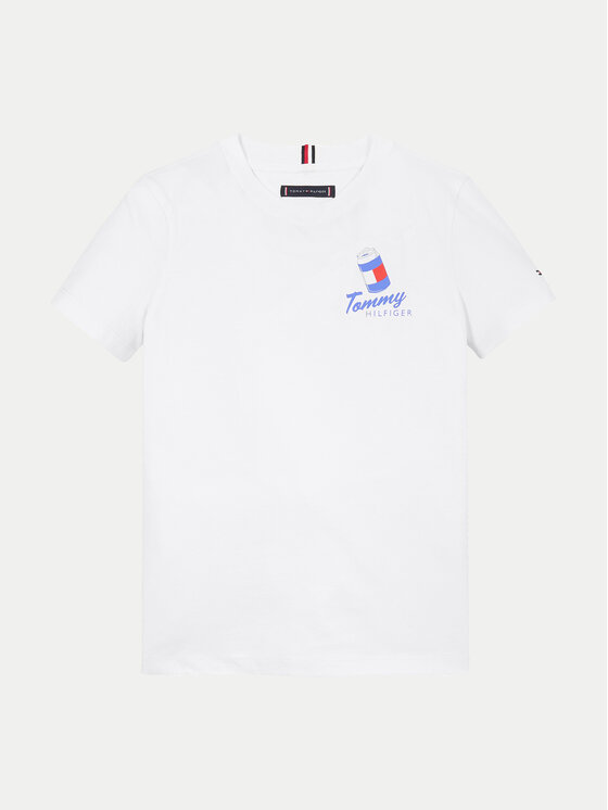 Tommy Hilfiger Tommy Hilfiger T-särk KB0KB09281 Valge Regular Fit