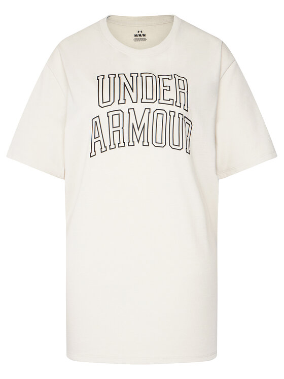 Under Armour Under Armour Футболка Ua Rival Campus 6007883 Écru Oversize