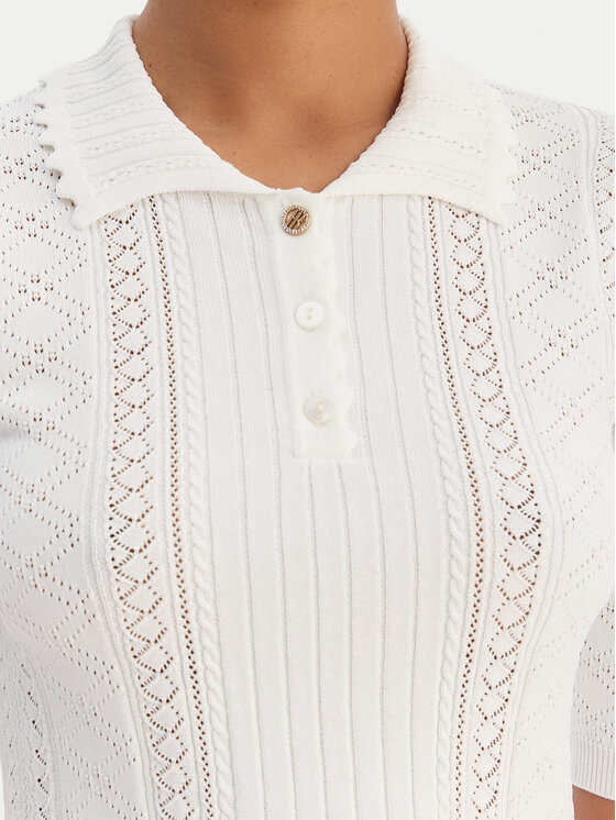 Fracomina Fracomina Pullover FR26ST7013K41601 Écru Regular Fit