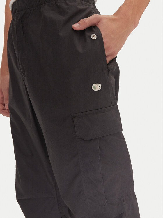 Champion Champion Spodnji del trenirke 220414 Črna Loose Fit