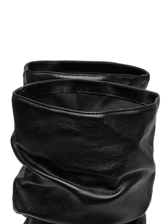 Steve Madden Kozačky Schmooze SM11003453 Černá