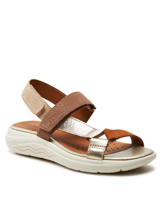 Geox Geox Sandály D Spherica Ec5W D25ADA 032CF C5258 Béžová