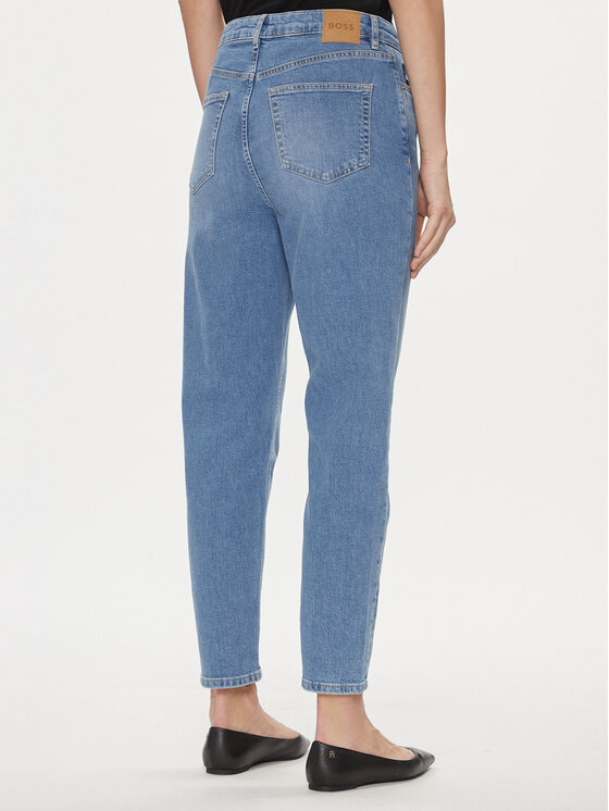 BOSS Boss Jeans hlače 50492789 Modra Regular Fit