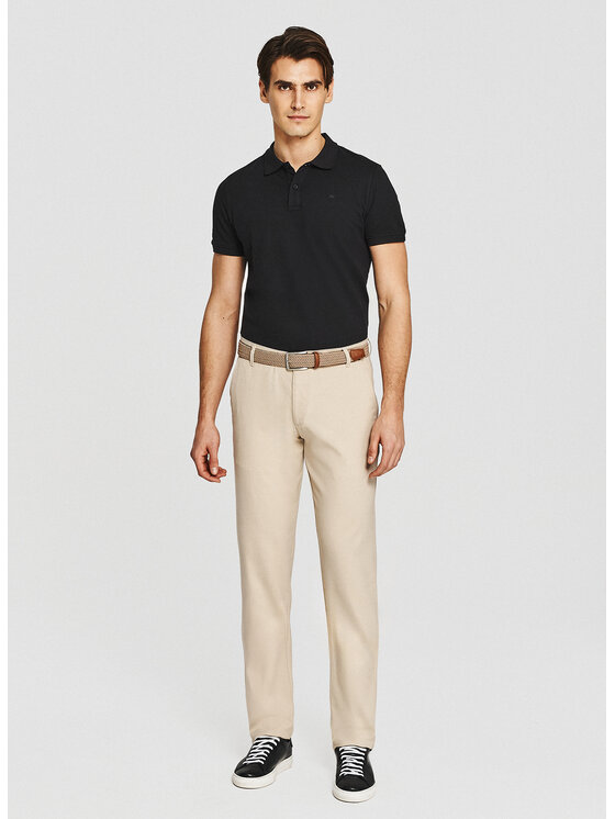 Pako Lorente Pako Lorente Chinosy P26SF-WX-010 Beżowy Regular Fit