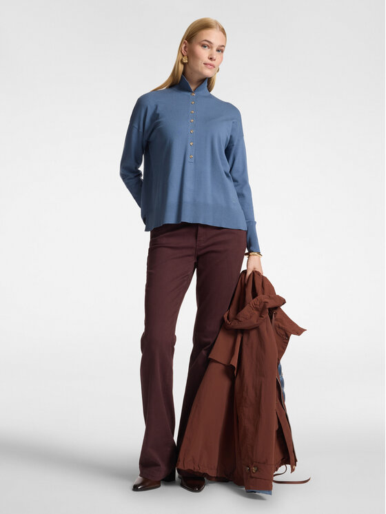 Elena Mirò Elena Mirò Sweter M038Z000799N0B4 Turkusowy Regular Fit