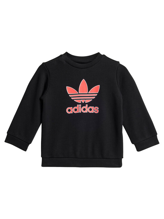 adidas adidas Trenirka Trefoil JW5299 Črna Regular Fit