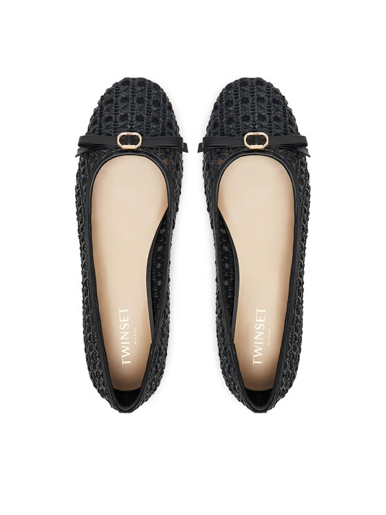 TWINSET TWINSET Baleríny 251TGT030 Čierna
