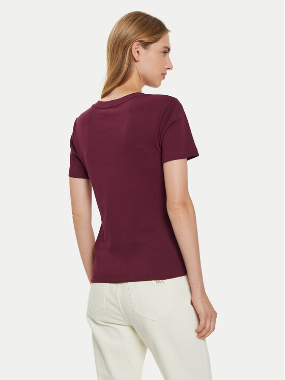 Tommy Hilfiger Tommy Hilfiger Футболка New CodyWW0WW40584 Бордовий Slim Fit