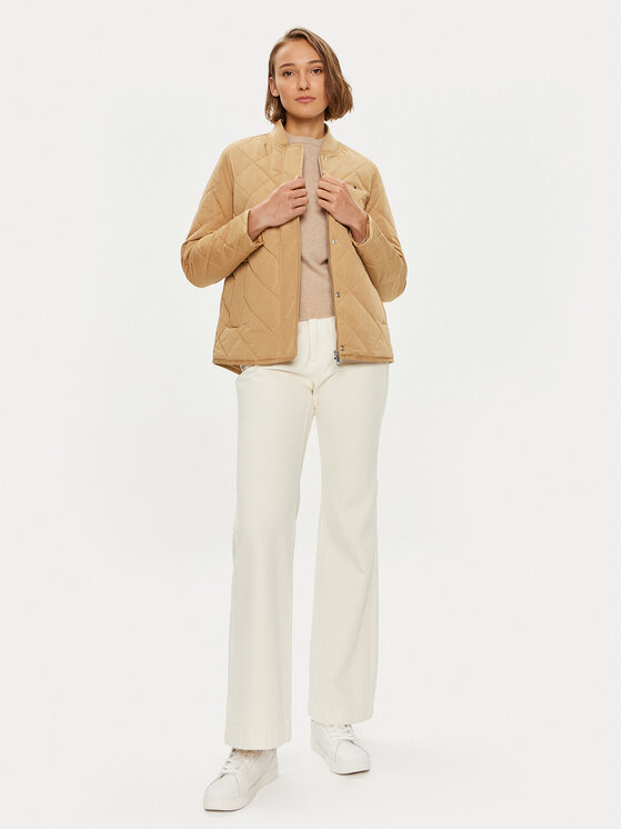 Tommy Hilfiger Tommy Hilfiger Bunda pro přechodné období WW0WW42376 Béžová Regular Fit