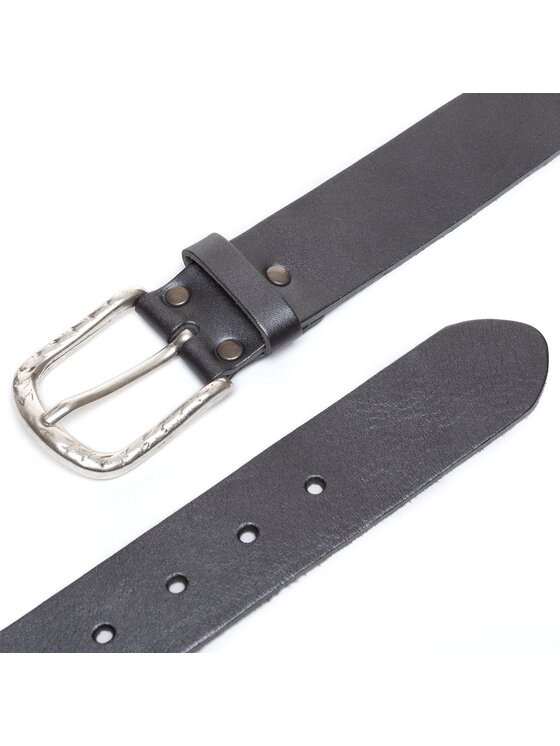 Mustang Mustang Pasek Męski BELT Srebrny