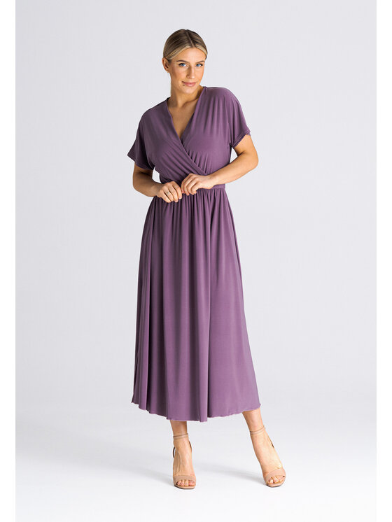 FIGL FIGLFIGL Vestito SUKIENKA M935 Viola Regular Fit