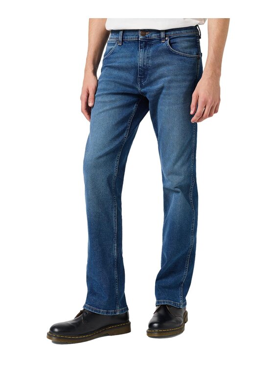 Jeansy Wrangler, Rozmiar 36/32, Niebieskie, Horizon