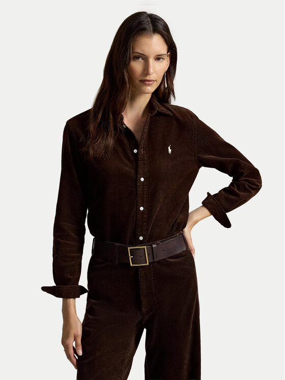 Polo Ralph Lauren Cămașă 211A93203009 Maro închis Regular Fit