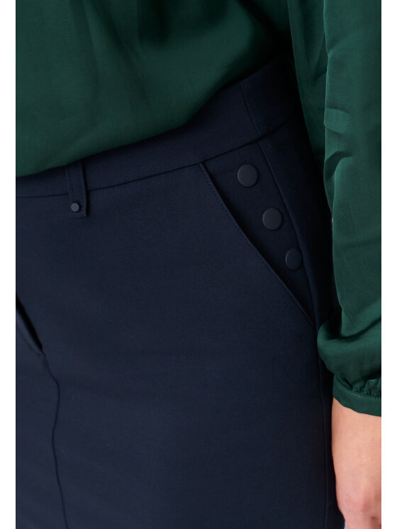 TATUUM TATUUM Spódnica midi FILI Granatowy Close Fit