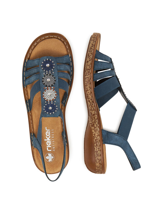 Rieker Rieker Sandalen 628G9-16 Dunkelblau