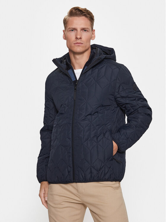 Lindbergh Lindbergh Zimska jakna 30-301103 Tamnoplava Relaxed Fit
