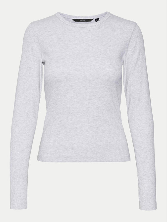 Vero Moda Vero Moda Majica Chloe 10306897 Siva Slim Fit