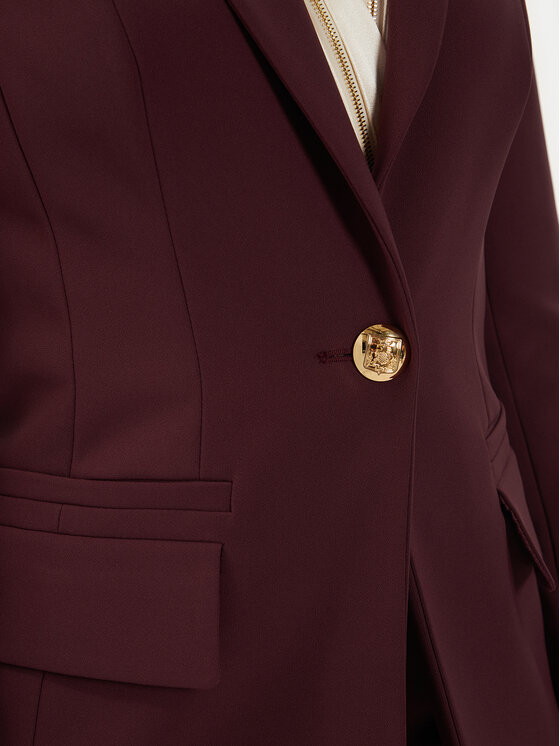 Elisabetta Franchi Elisabetta Franchi Suknjič GI-094-46E2-V500 Bordo rdeča Regular Fit