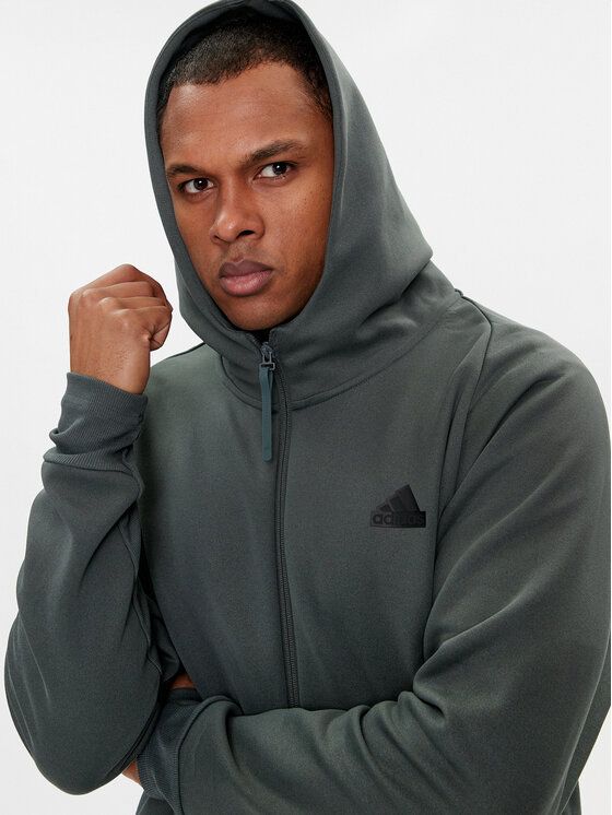 adidas adidas Суитшърт Z.N.E. Winterized IR5240 Зелен Relaxed Fit