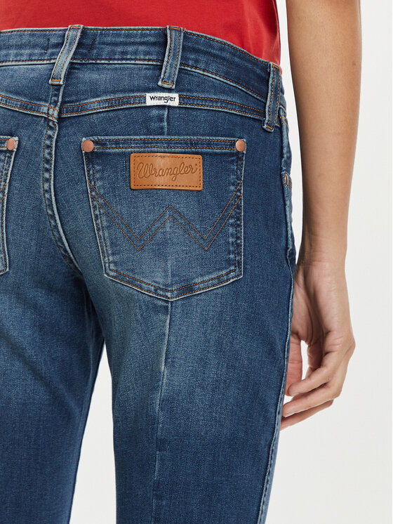 Wrangler Wrangler Teksad Spat 112357537 Sinine Skinny Fit
