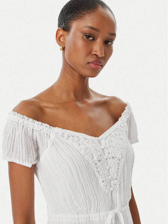 Guess Guess Vasaras kleita W5GK0A WE340 Balts Regular Fit