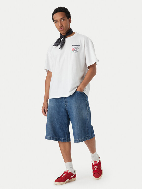 Reebok Reebok Tričko RK25735CCM Biela Regular Fit