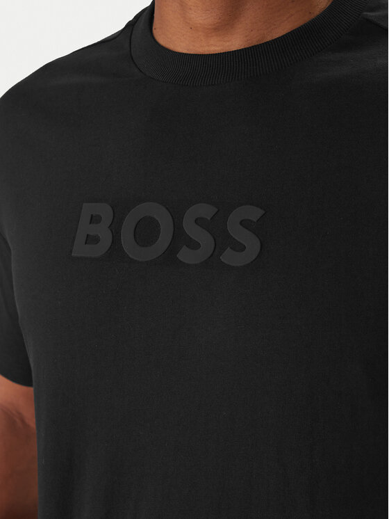 BOSS BOSS Póló Logo 50553652 Fekete Regular Fit