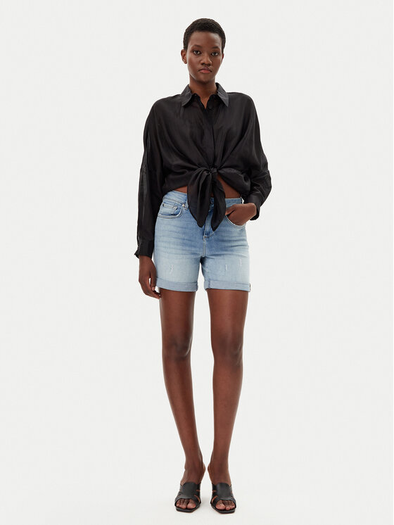 Liu Jo Liu Jo Pantaloncini di jeans UA5076 DS615 Celeste Regular Fit