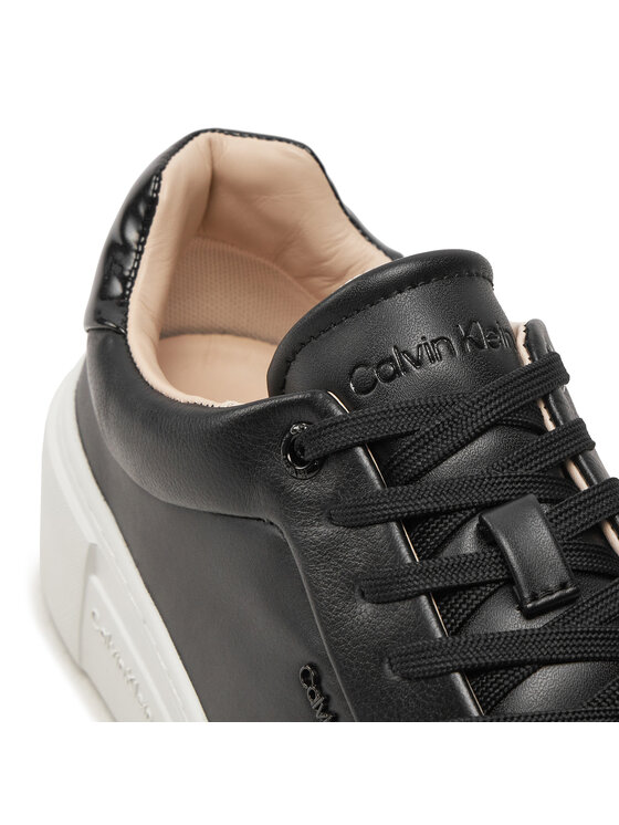 Calvin Klein Calvin Klein Sneakers Ff Cupsole Lace Up W/Ml Lth HW0HW02118 Nero