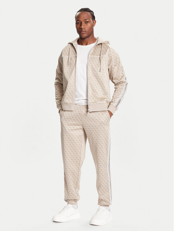 Guess Guess Džemperis Z5BQ13 K2042 Smėlio Relaxed Fit