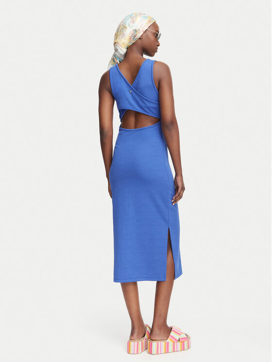 Roxy Roxy Letné šaty Good Keepsake ERJKD03512 Modrá Regular Fit