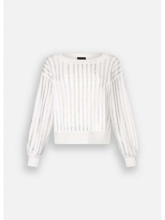 Liu Jo Liu Jo Maglione CF5271MA96EM9990 Bianco Regular Fit