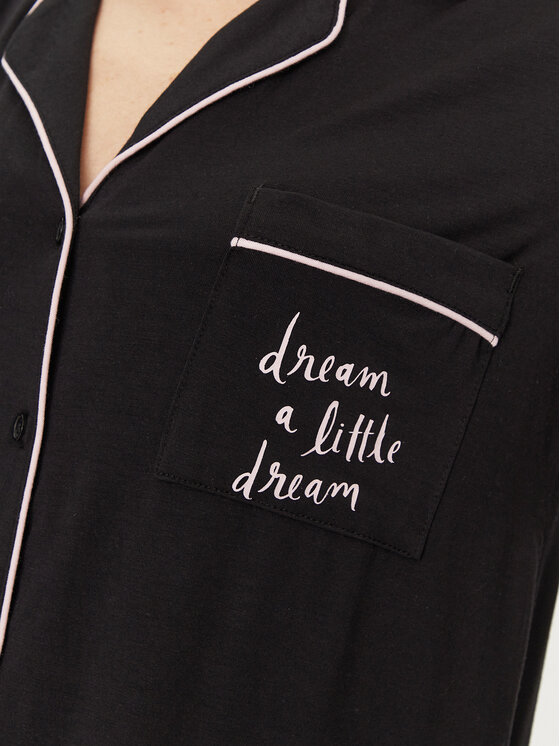 Kate Spade Kate Spade Pijama KSI11506 Negru Regular Fit