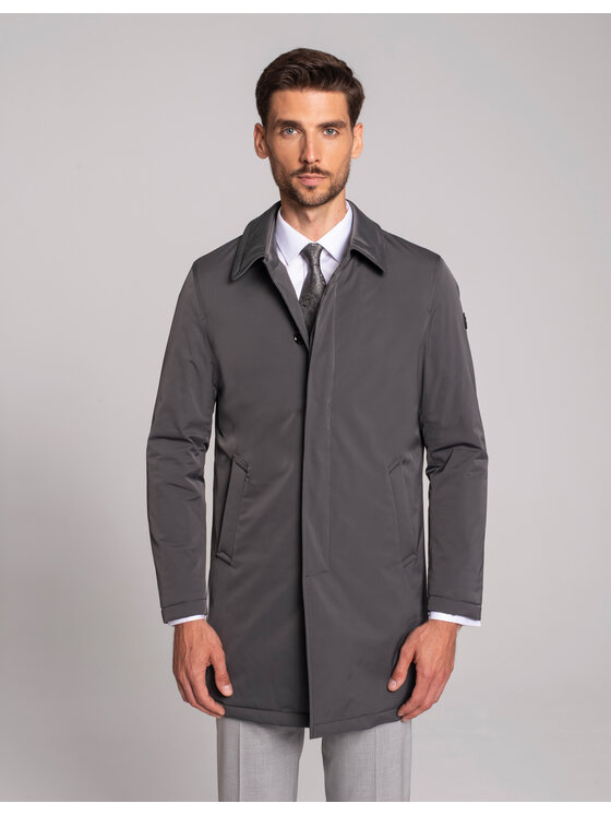 Borgio Borgio Kurtka przejściowa aragona_sz Szary Regular Fit