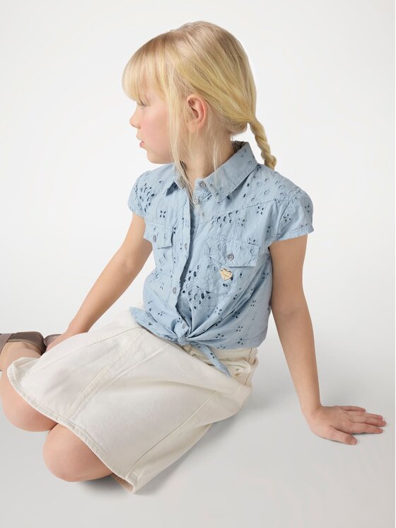 Guess Kids Guess Kids Top 175599 Niebieski Classic Fit