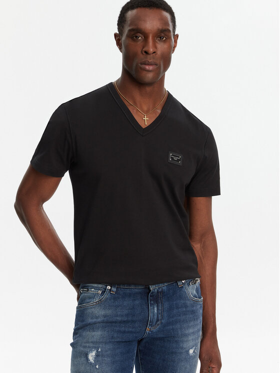 Dolce&Gabbana Dolce&Gabbana T-shirt G8PT2T G7F2I Crna Regular Fit