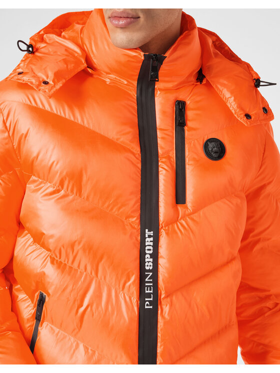 Plein Sport Plein Sport Giubbotto invernale 53 Arancione Regular Fit