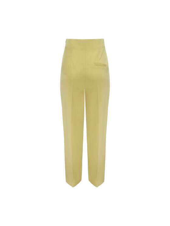 La Mania La Mania Pantalone da abito MOVE 2 Giallo Classic Fit