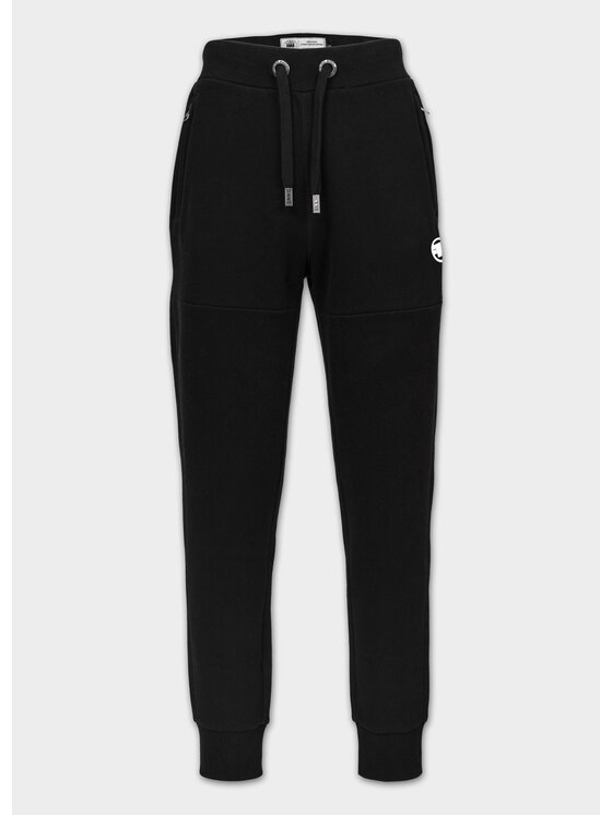 PITBULL PITBULL Spodnie dresowe SMALL LOGO HD Czarny Regular Fit