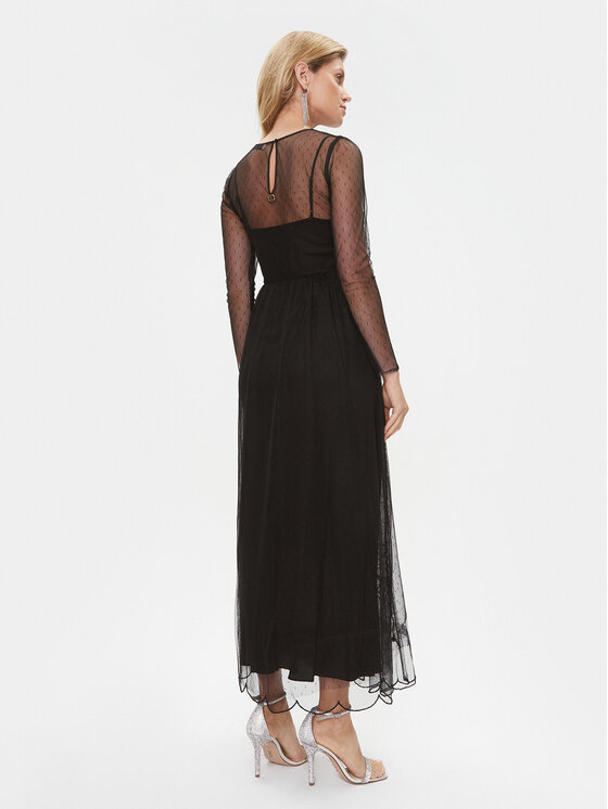 TWINSET TWINSET Rochie de seară 232TP2101 Negru Regular Fit