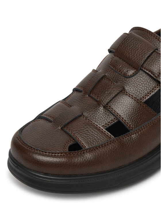 Lanetti Lanetti Sandale MSS20518-03 Smeđa