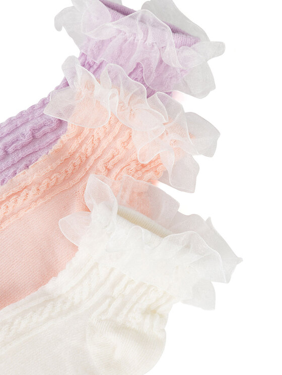 JENNY JENNY Zoknik 7KB-004-SS25 (3-pack) Rózsaszín