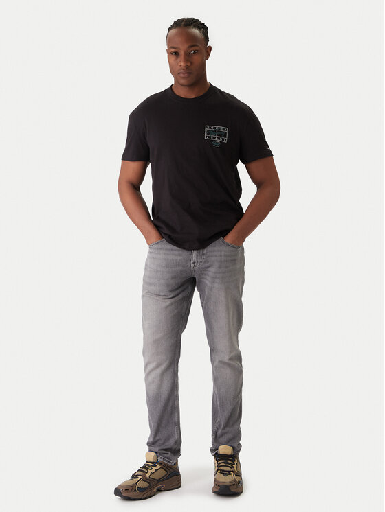 Tommy Jeans Tommy Jeans T-shirt Sign Spray DM0DM22319 Nero Regular Fit