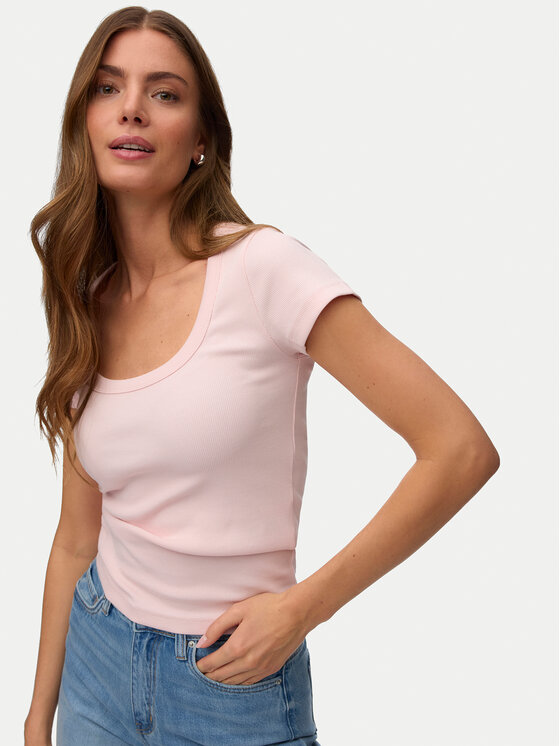 Vero Moda Vero Moda T-Shirt Chloe 10344953 Růžová Regular Fit