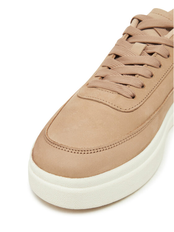 Tommy Hilfiger Tommy Hilfiger Laisvalaikio batai Modern Court Sneaker Nubuck FW0FW08462 Smėlio