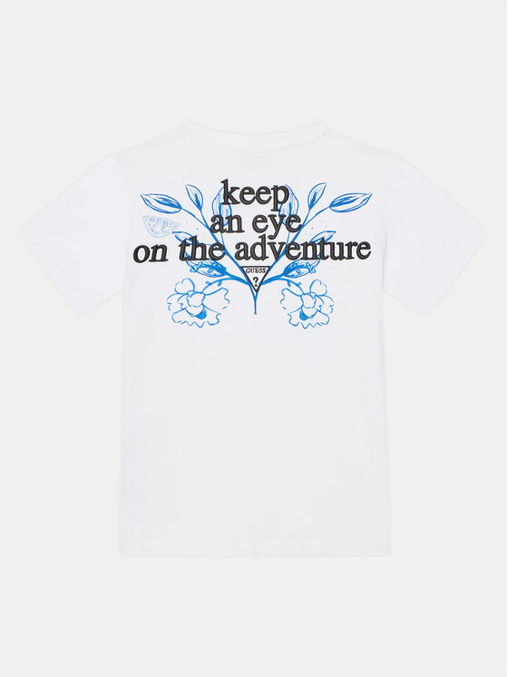 Guess Guess T-Shirt L5GI09K 8HM4 Λευκό Regular Fit