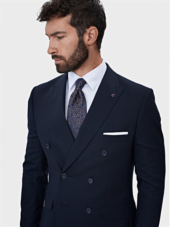 Evenemen Evenemen Garnitur Senatt Granatowy Slim Fit